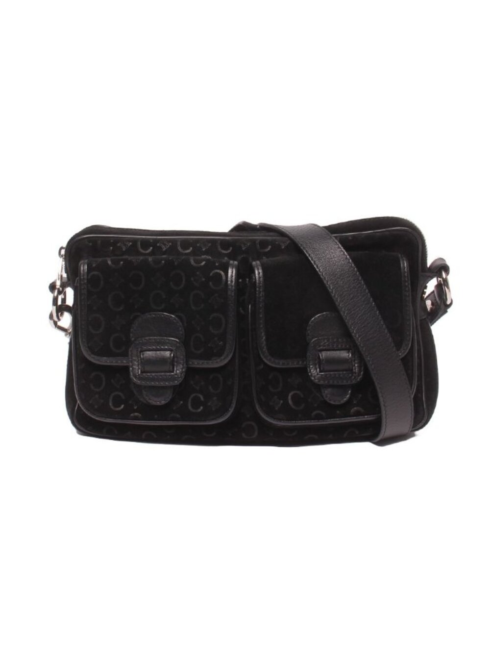 Celine Shoulder Bag Crossbody Suede C Macadam 0